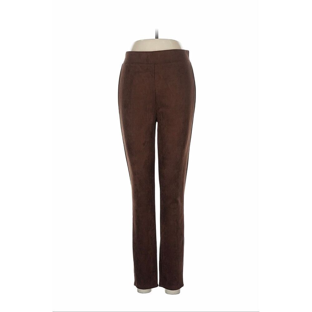 NWT l’agence brown suede leggings - size M